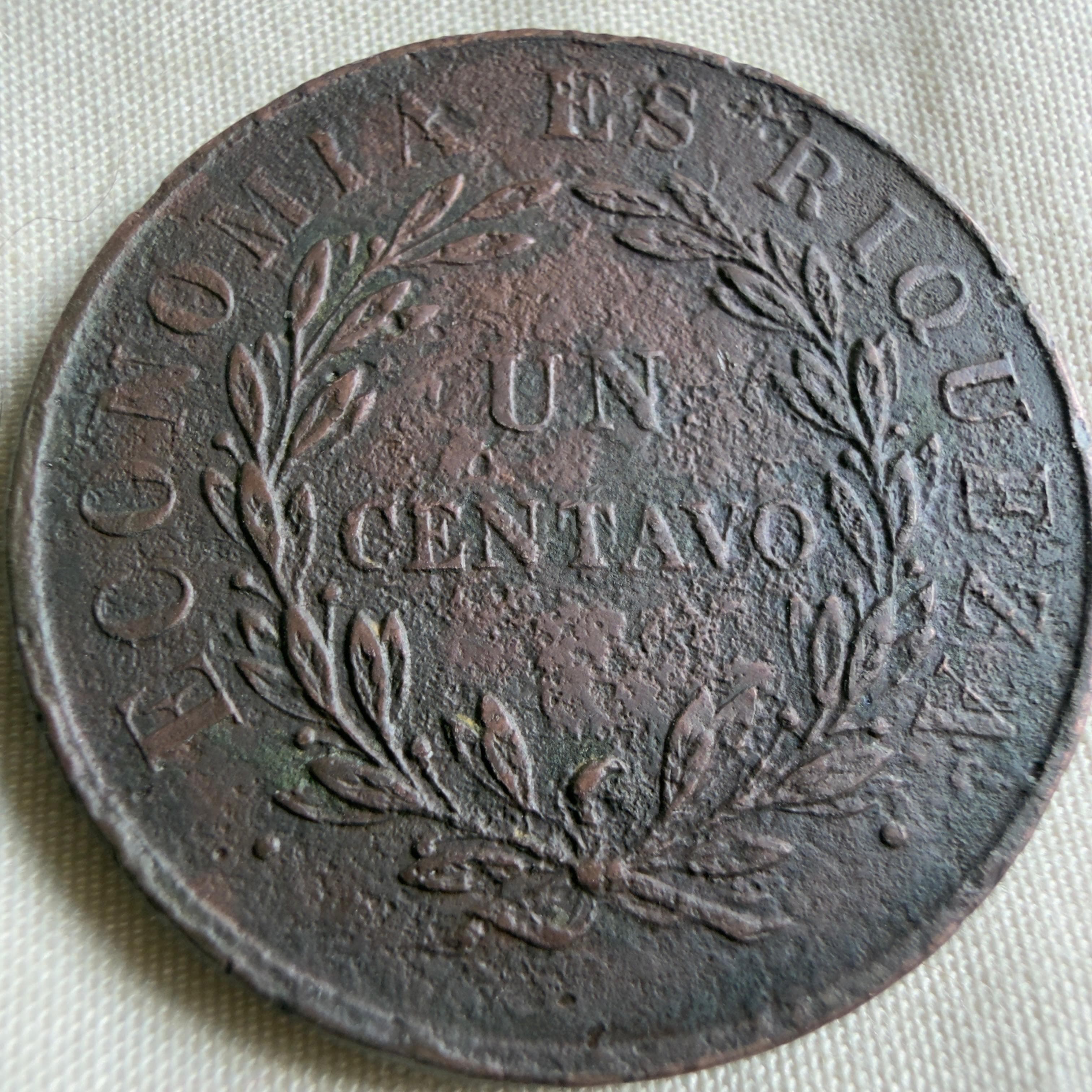 Chile · 1 Centavo · Peso Chileno · 1851